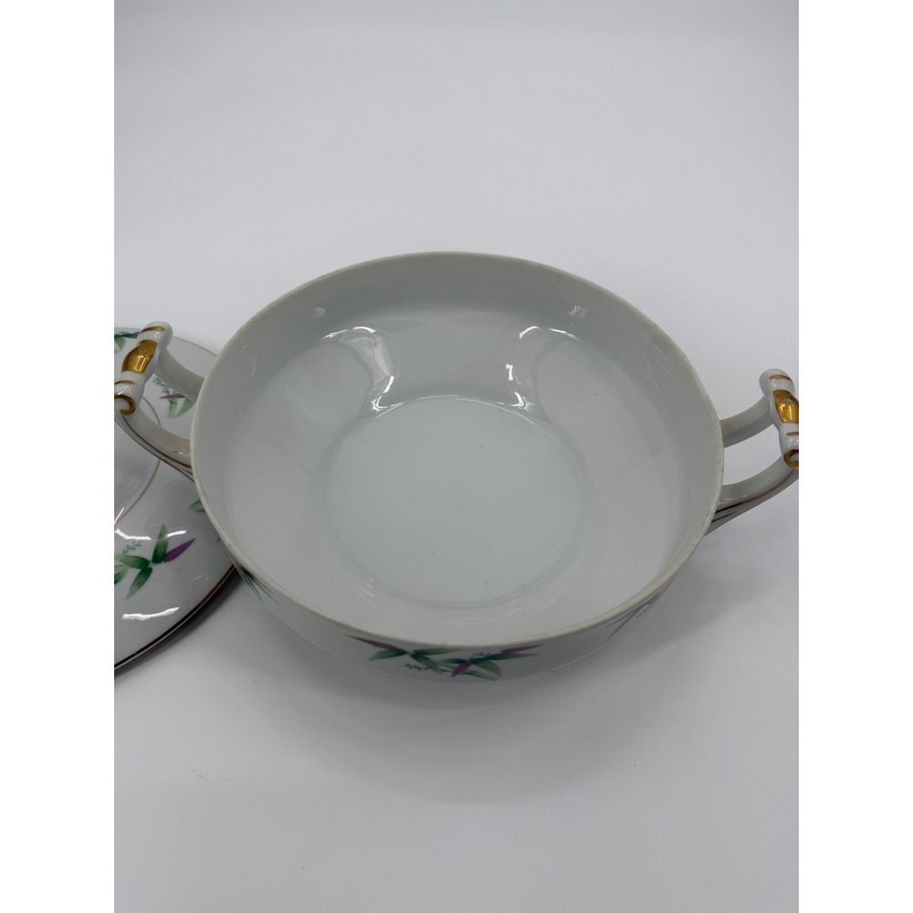 Harmony House Mandarin Fine China covered lid serving dish Floral Vintage Japan - Picture 3 of 5